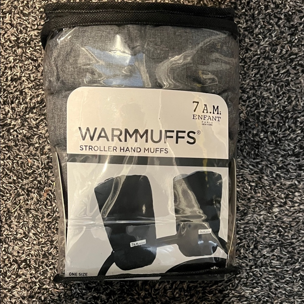 7 A.M. Enfant Warmmuffs Stroller Hand Muffs - Black